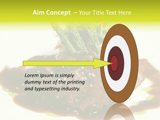 Cooked T Bone Food PowerPoint Template