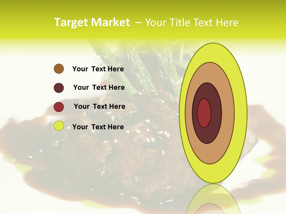Cooked T Bone Food PowerPoint Template