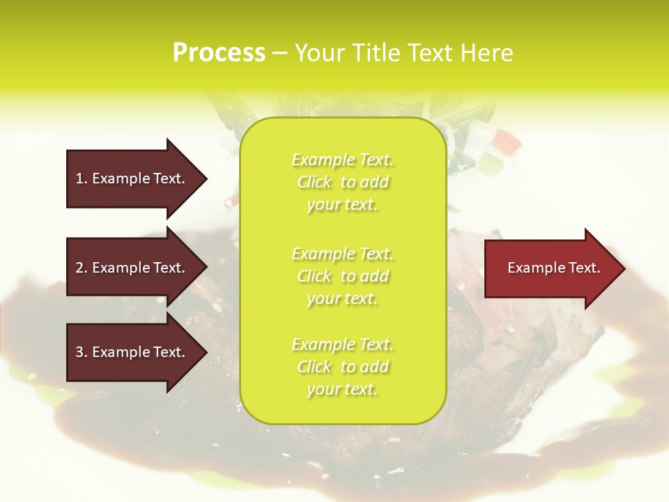 Cooked T Bone Food PowerPoint Template