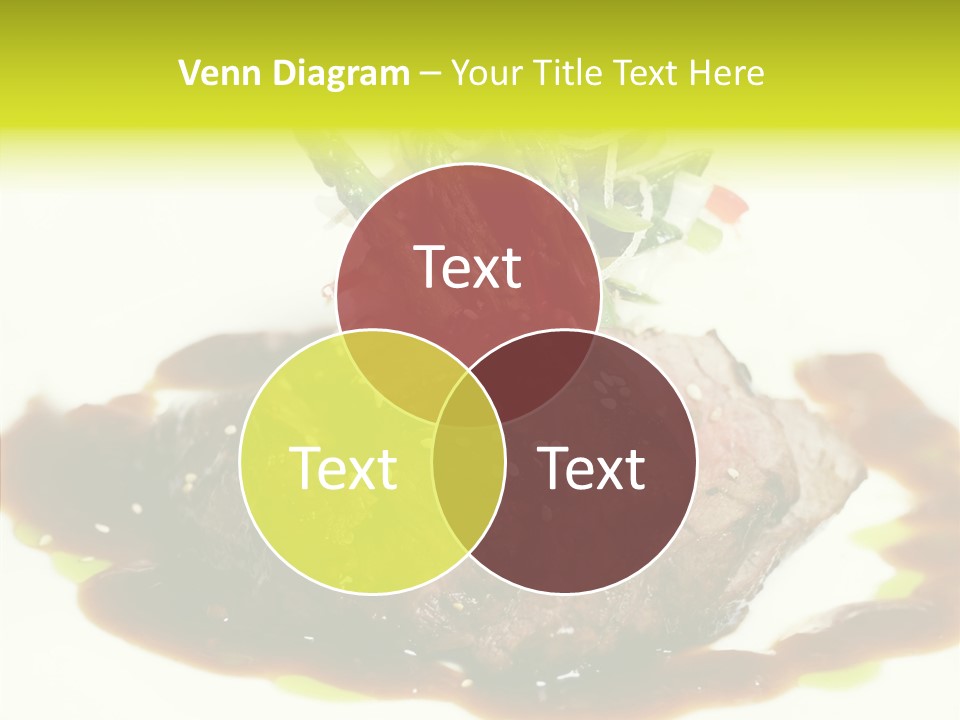 Cooked T Bone Food PowerPoint Template