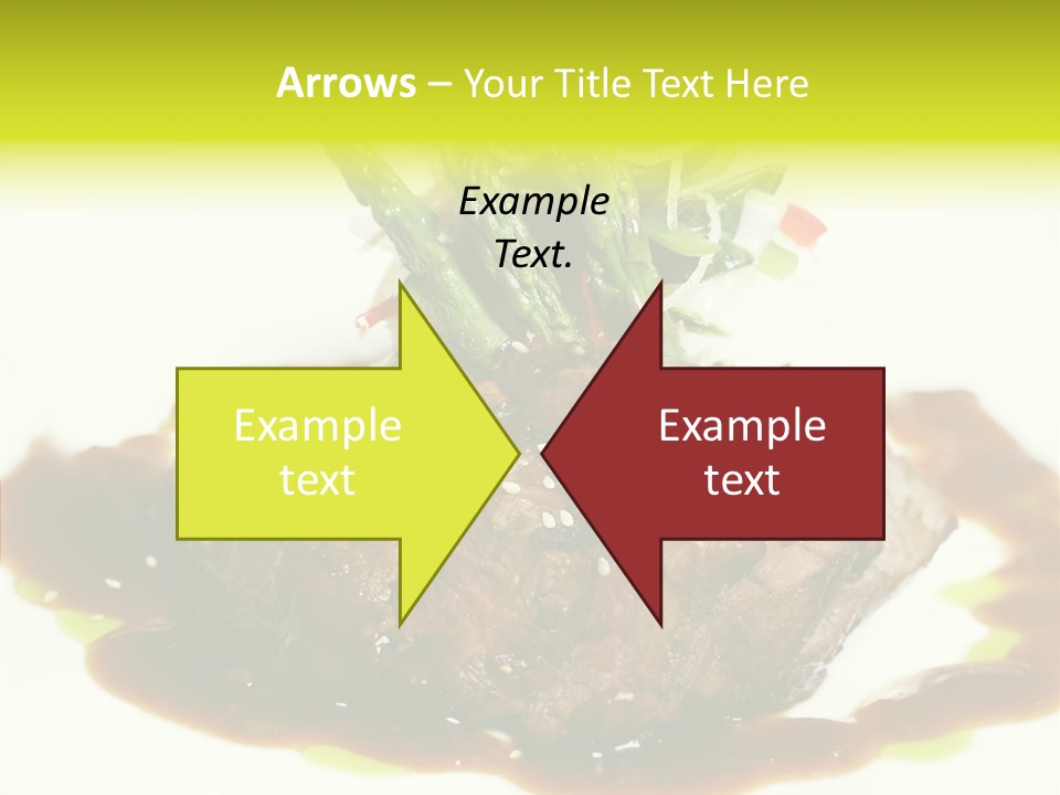Cooked T Bone Food PowerPoint Template