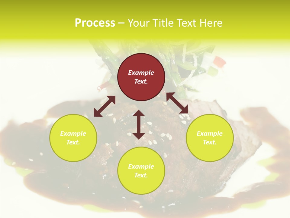 Cooked T Bone Food PowerPoint Template