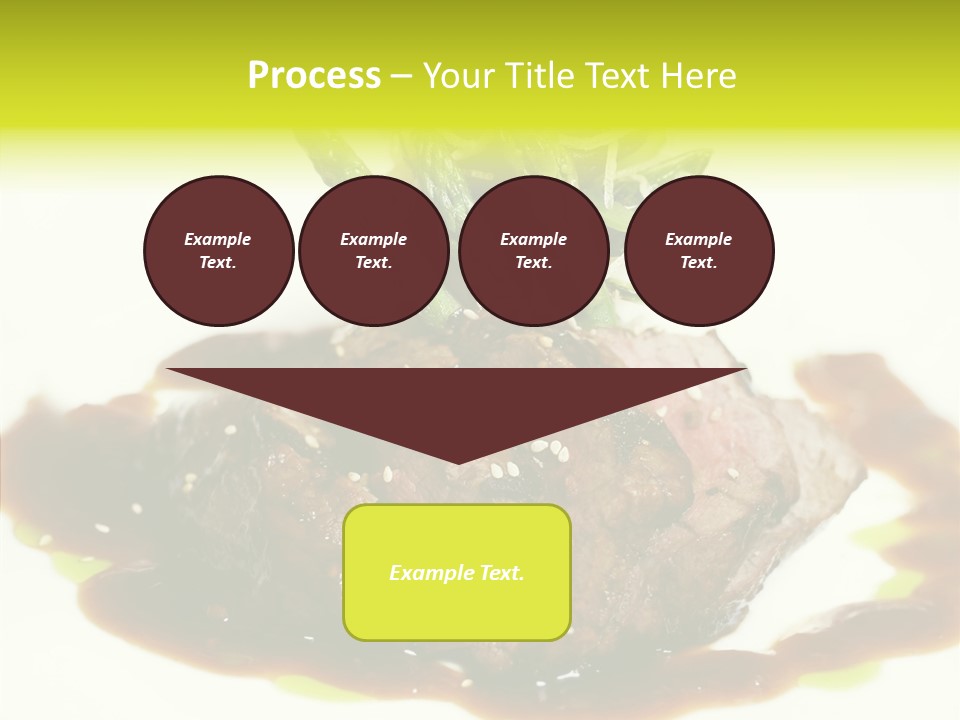 Cooked T Bone Food PowerPoint Template