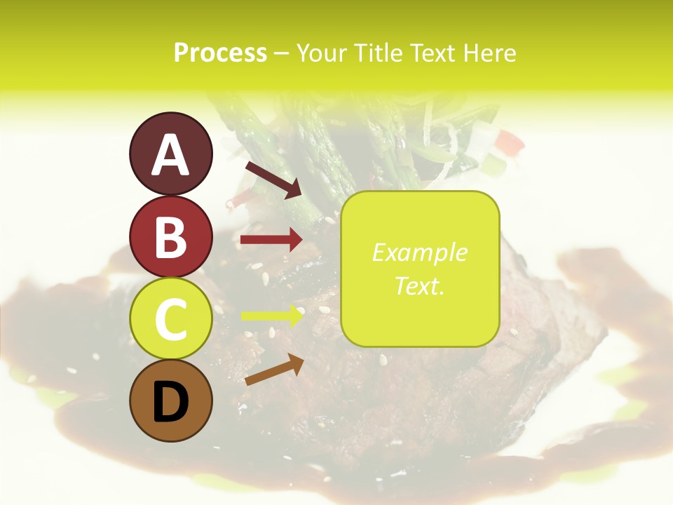 Cooked T Bone Food PowerPoint Template
