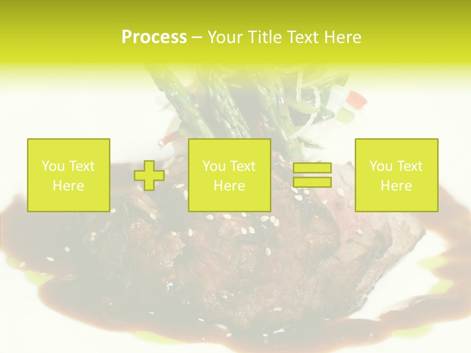 Cooked T Bone Food PowerPoint Template