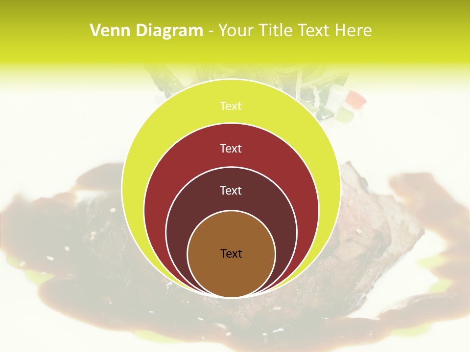 Cooked T Bone Food PowerPoint Template