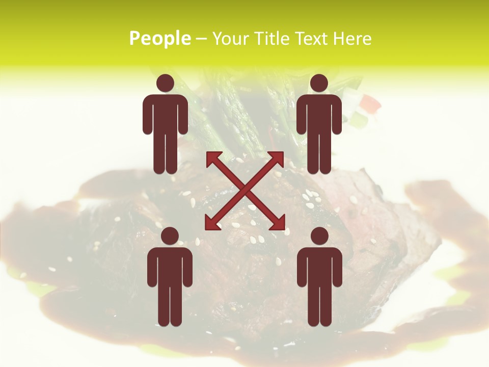 Cooked T Bone Food PowerPoint Template