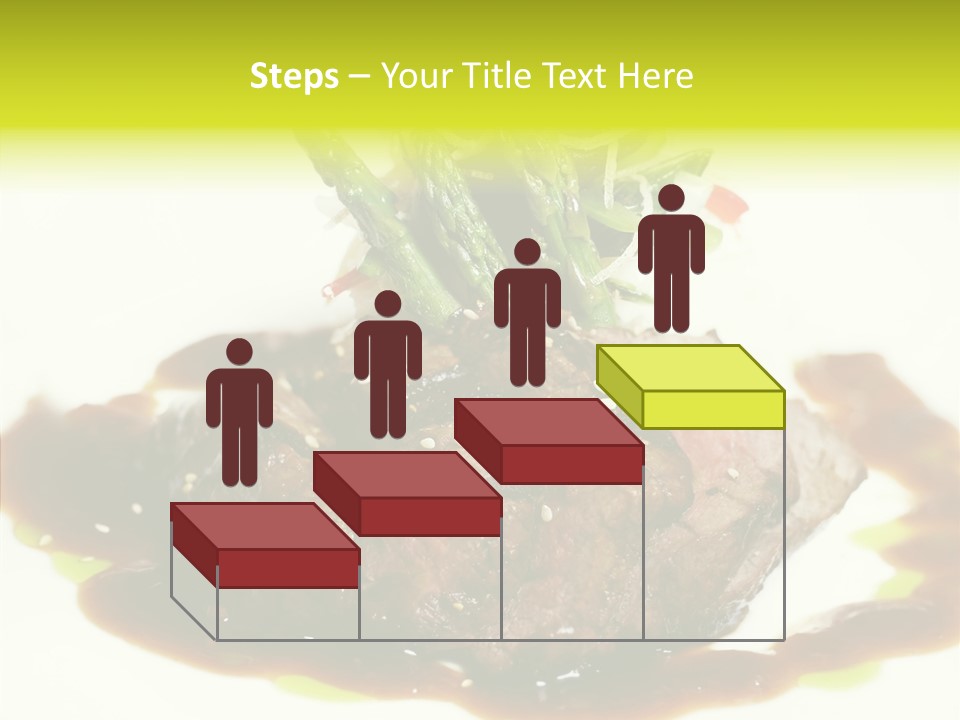 Cooked T Bone Food PowerPoint Template