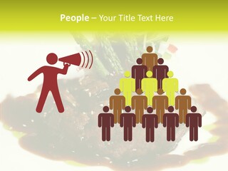 Cooked T Bone Food PowerPoint Template