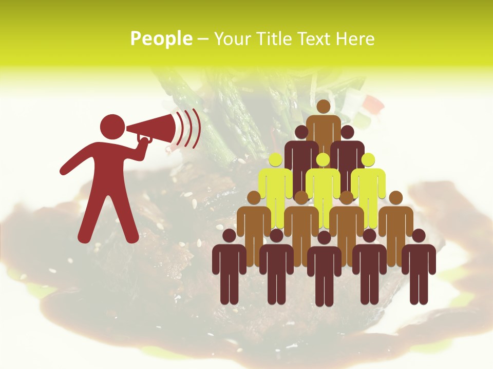 Cooked T Bone Food PowerPoint Template