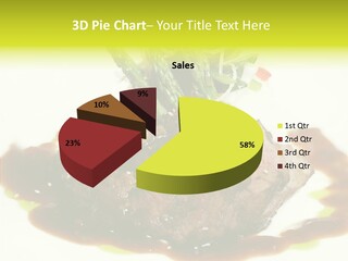 Cooked T Bone Food PowerPoint Template