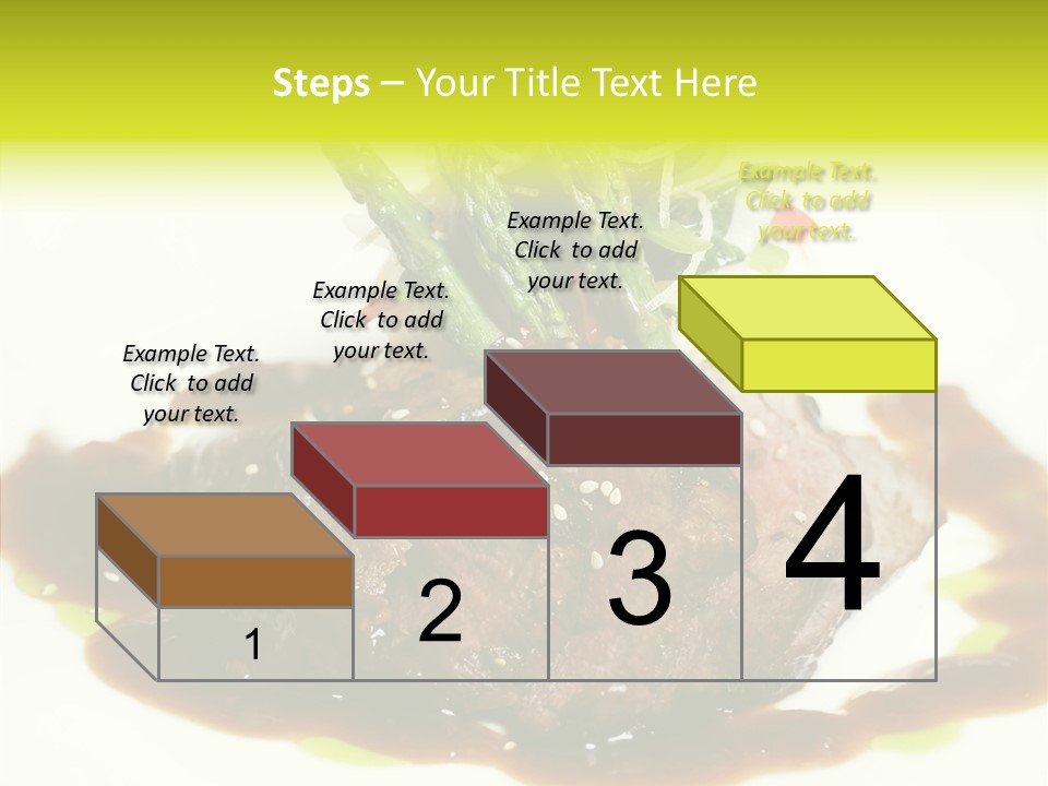 Cooked T Bone Food PowerPoint Template