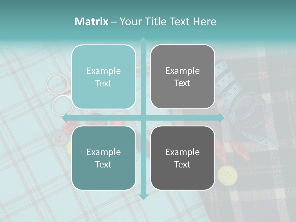 Tape Needlework Measure PowerPoint Template