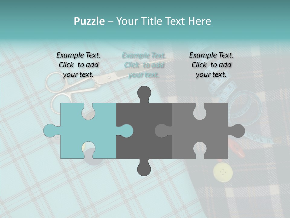 Tape Needlework Measure PowerPoint Template