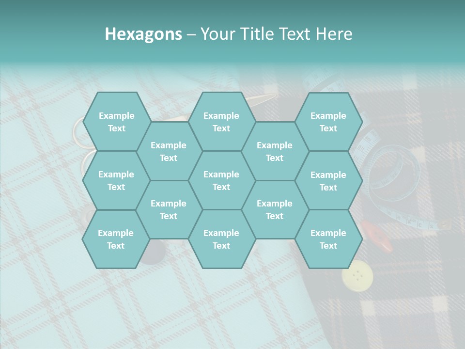 Tape Needlework Measure PowerPoint Template