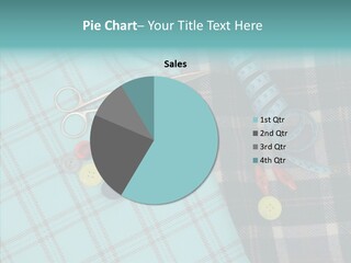 Tape Needlework Measure PowerPoint Template