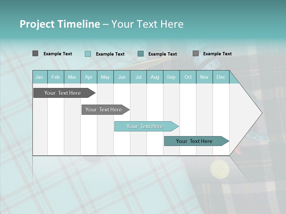 Tape Needlework Measure PowerPoint Template