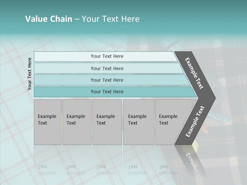 Tape Needlework Measure PowerPoint Template