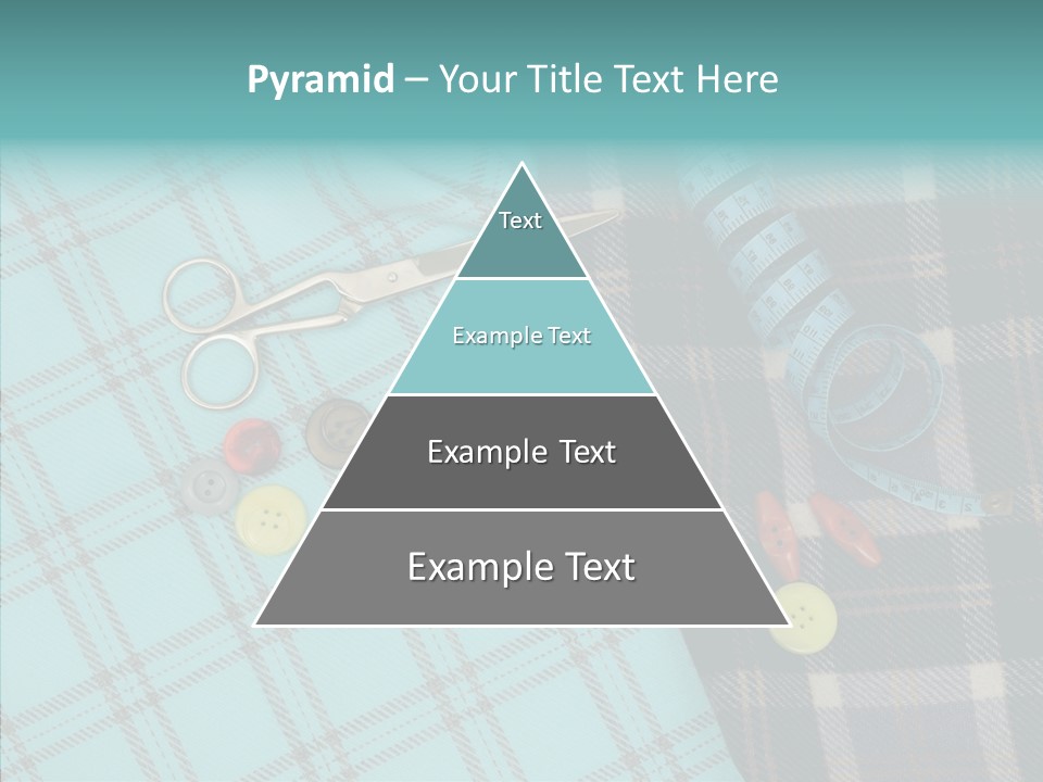 Tape Needlework Measure PowerPoint Template