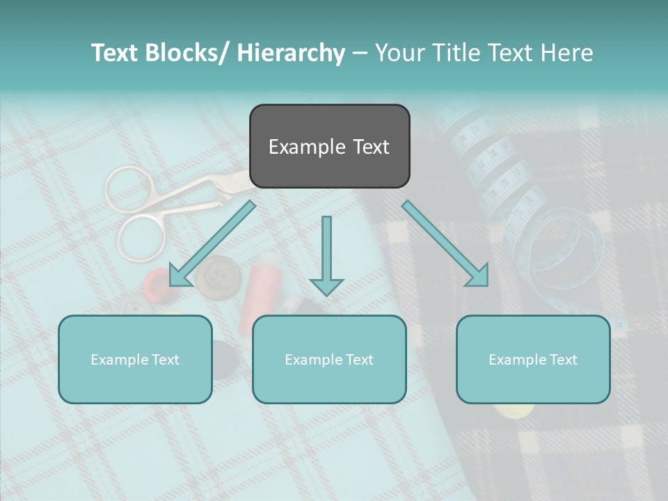 Tape Needlework Measure PowerPoint Template