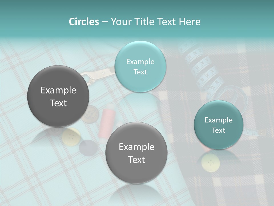 Tape Needlework Measure PowerPoint Template