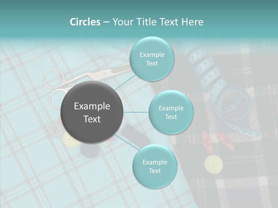 Tape Needlework Measure PowerPoint Template