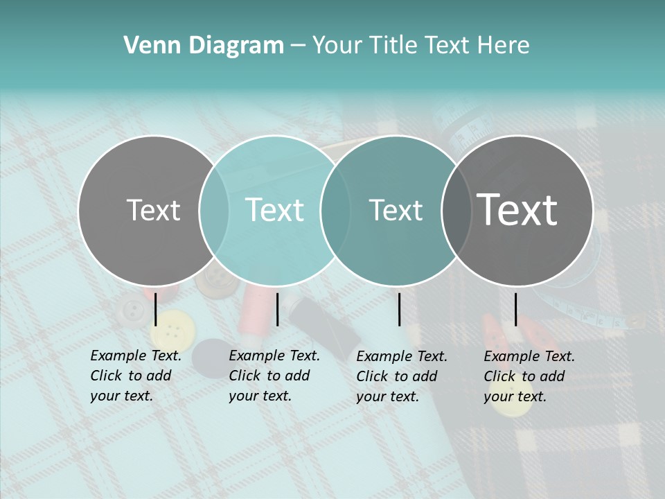 Tape Needlework Measure PowerPoint Template