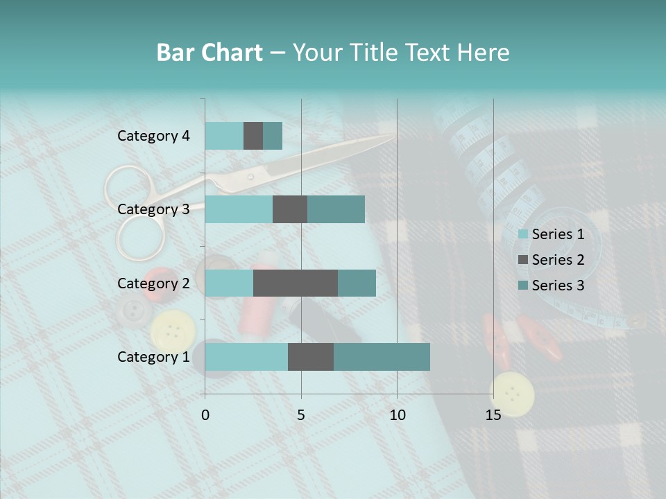 Tape Needlework Measure PowerPoint Template