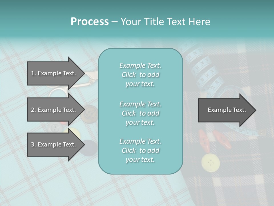 Tape Needlework Measure PowerPoint Template