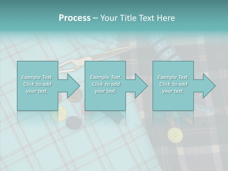 Tape Needlework Measure PowerPoint Template
