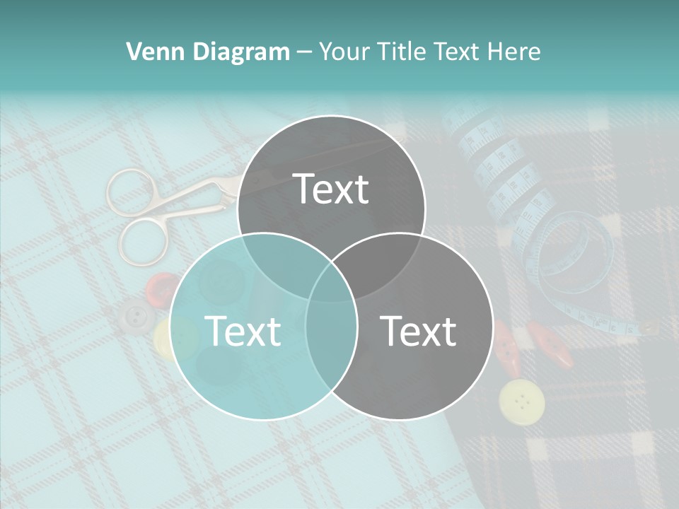 Tape Needlework Measure PowerPoint Template