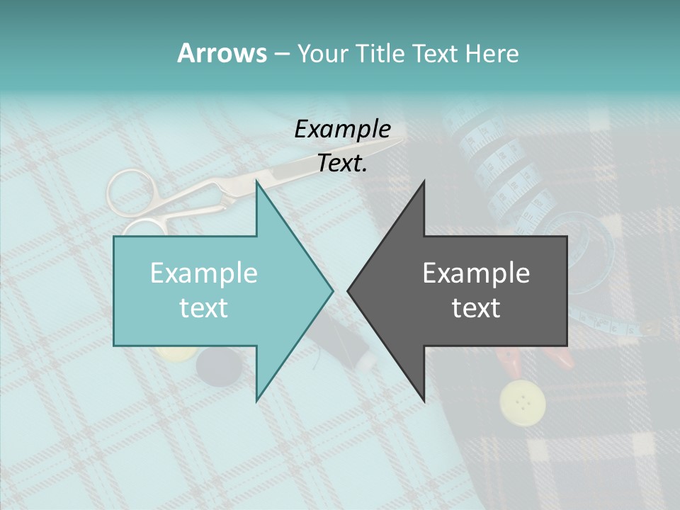 Tape Needlework Measure PowerPoint Template