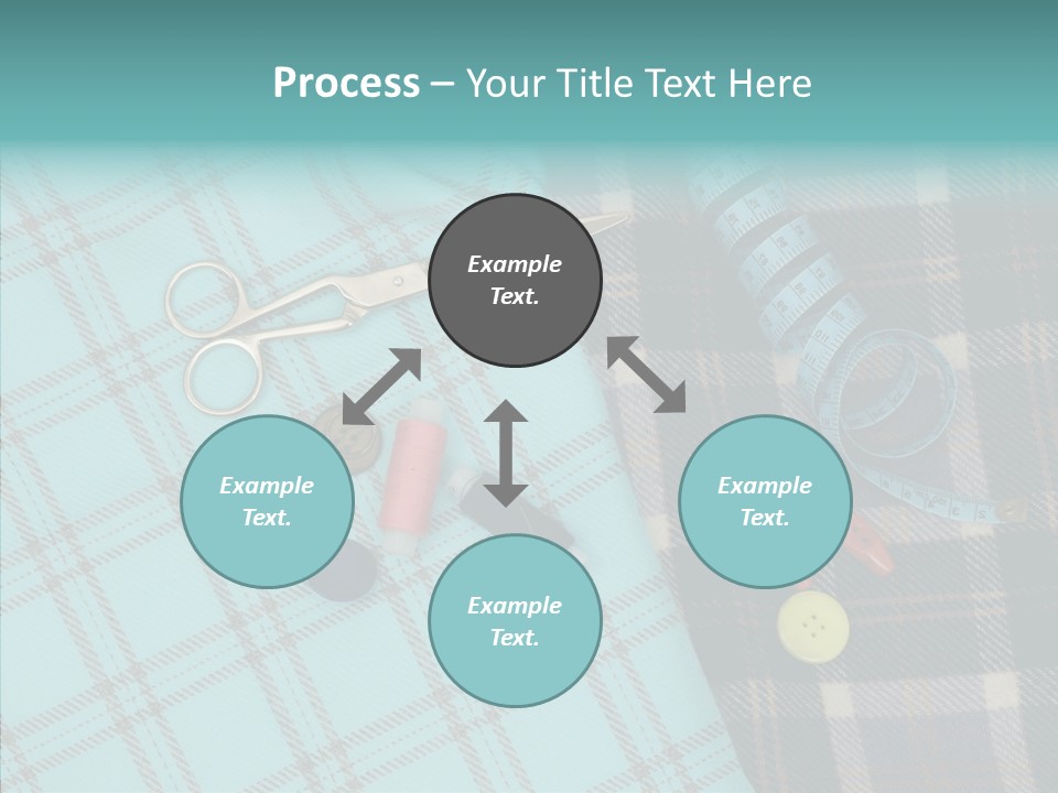 Tape Needlework Measure PowerPoint Template