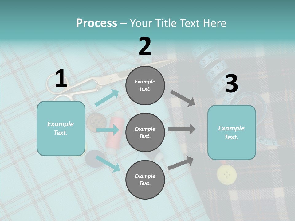 Tape Needlework Measure PowerPoint Template