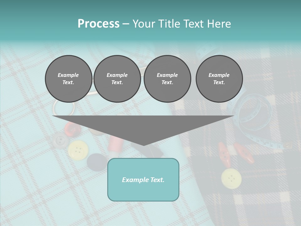 Tape Needlework Measure PowerPoint Template