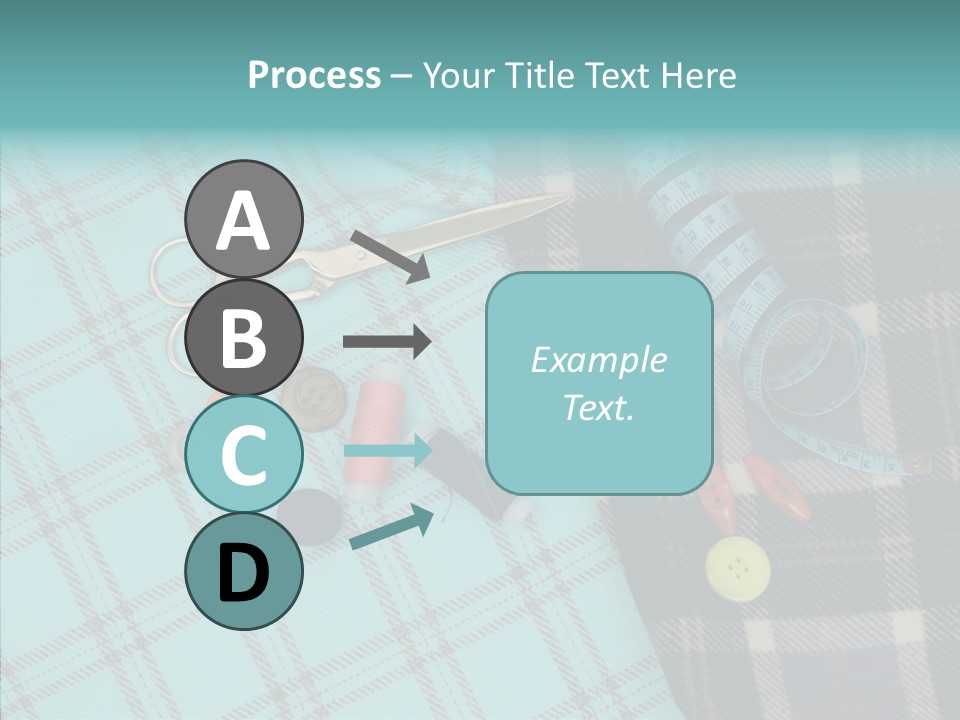 Tape Needlework Measure PowerPoint Template