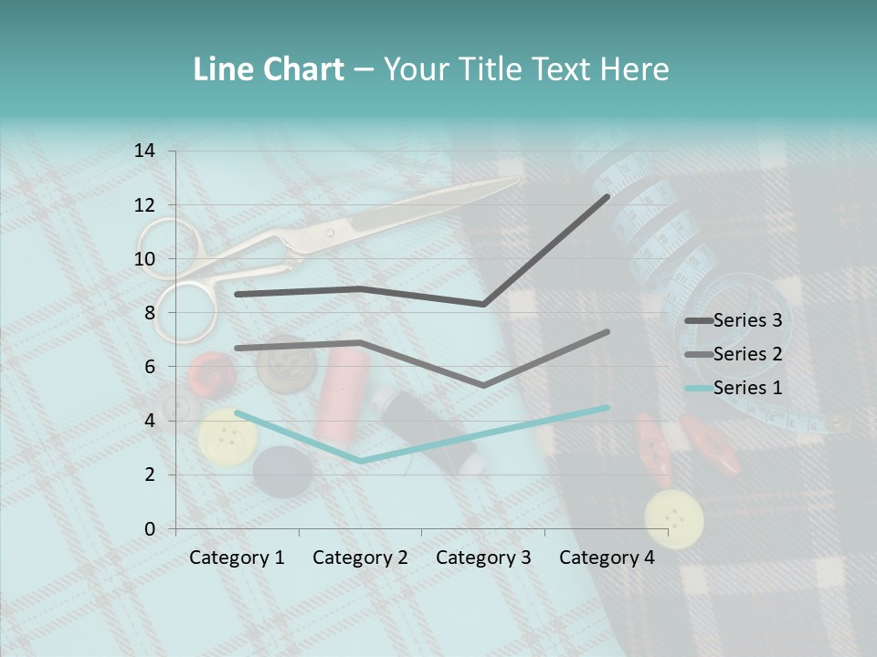 Tape Needlework Measure PowerPoint Template