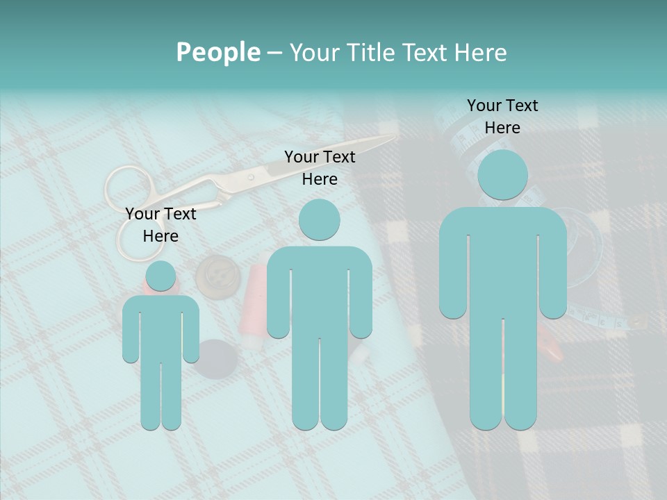Tape Needlework Measure PowerPoint Template