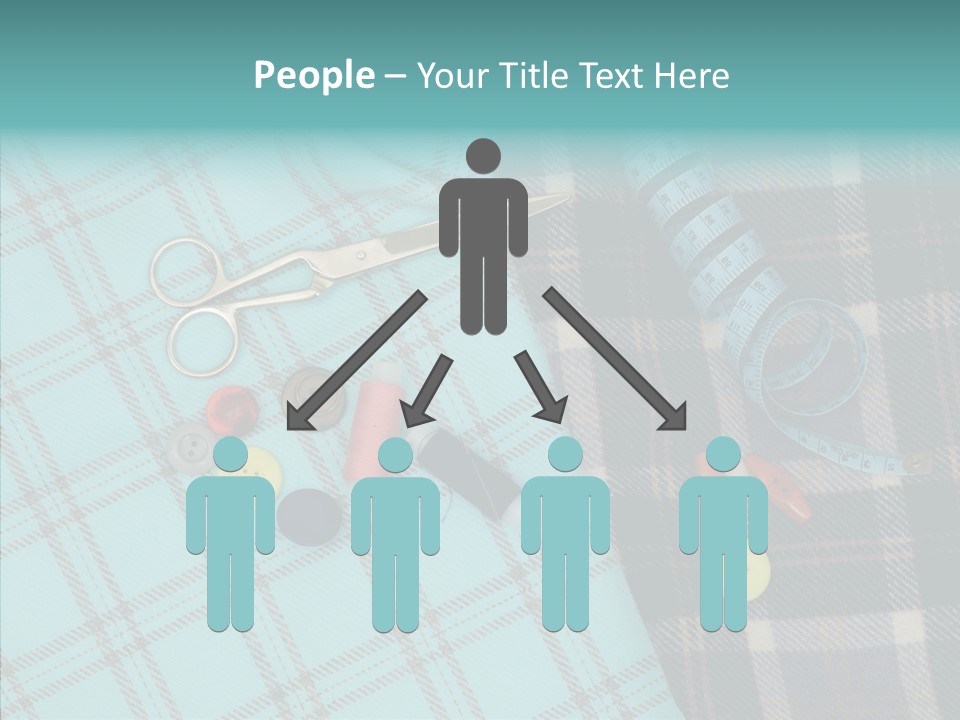 Tape Needlework Measure PowerPoint Template