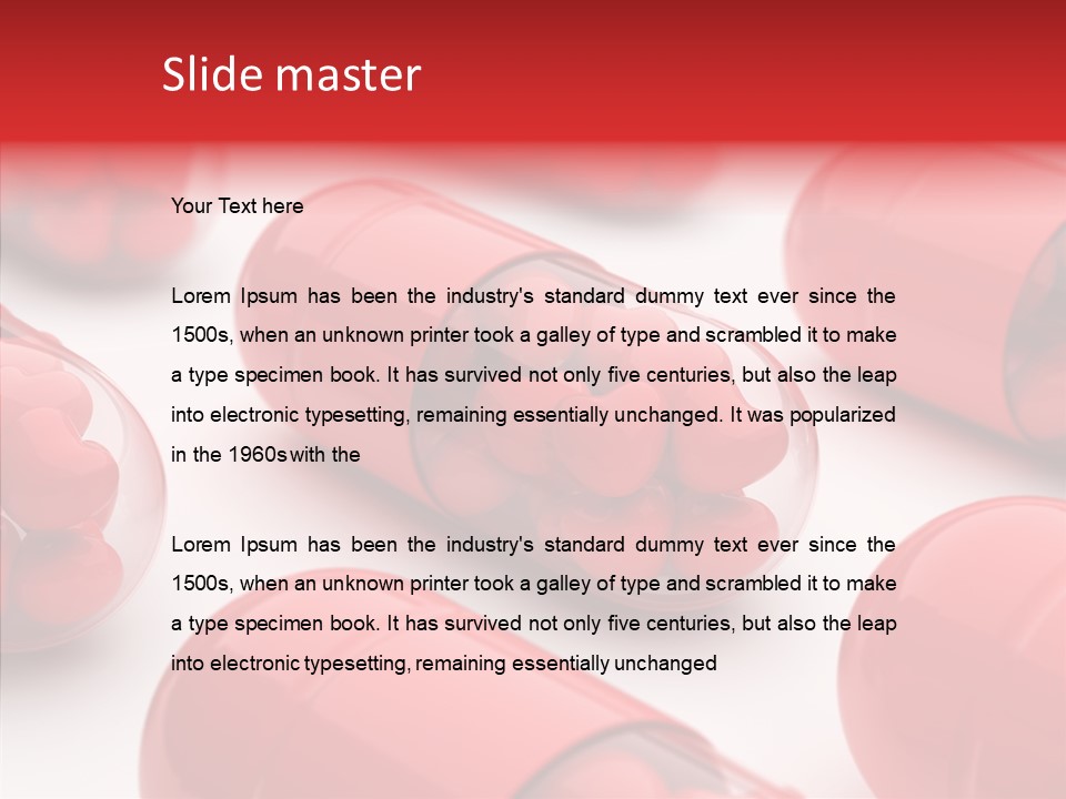 Lifestyle Macro Medicament PowerPoint Template