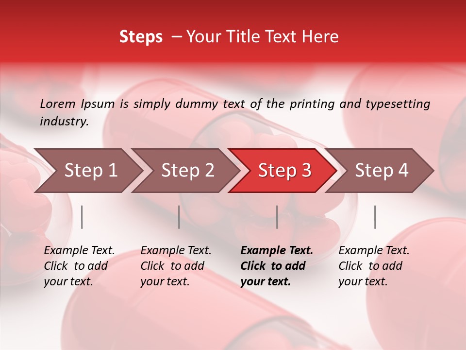 Lifestyle Macro Medicament PowerPoint Template