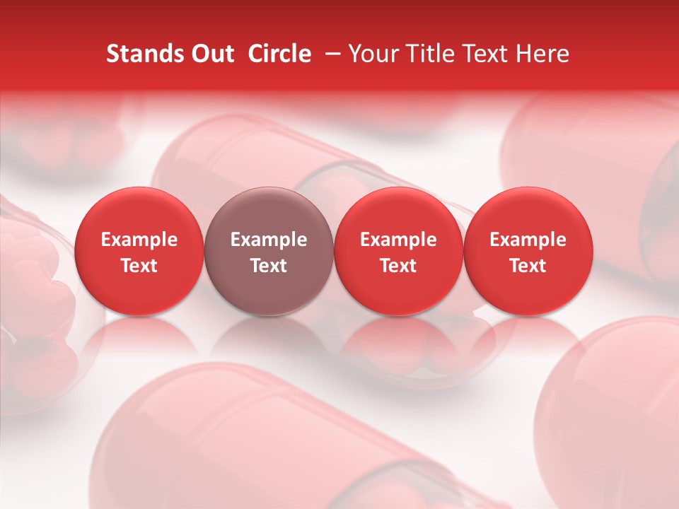 Lifestyle Macro Medicament PowerPoint Template