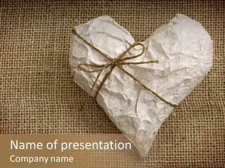 Fiber White Romantic PowerPoint Template