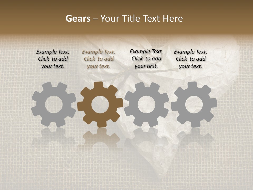 Fiber White Romantic PowerPoint Template