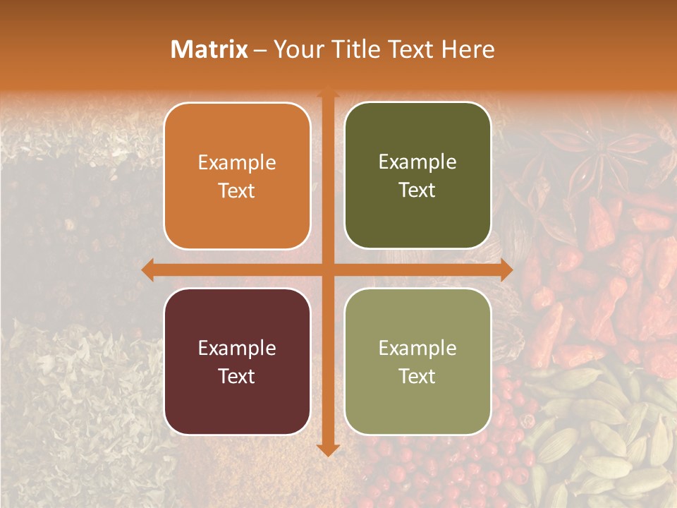 Hot Macro Aromatic PowerPoint Template
