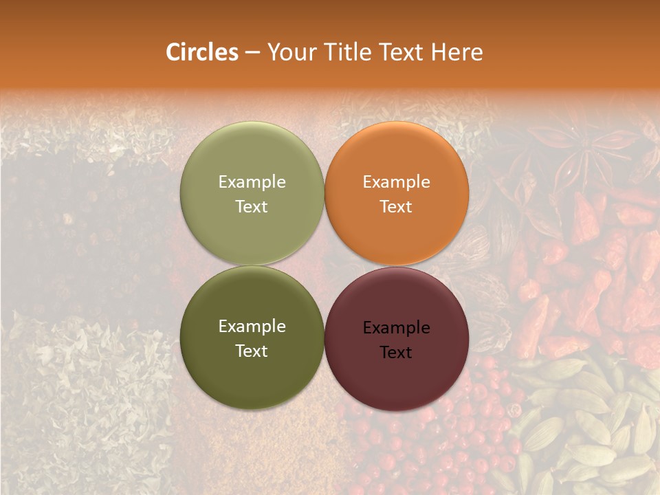 Hot Macro Aromatic PowerPoint Template