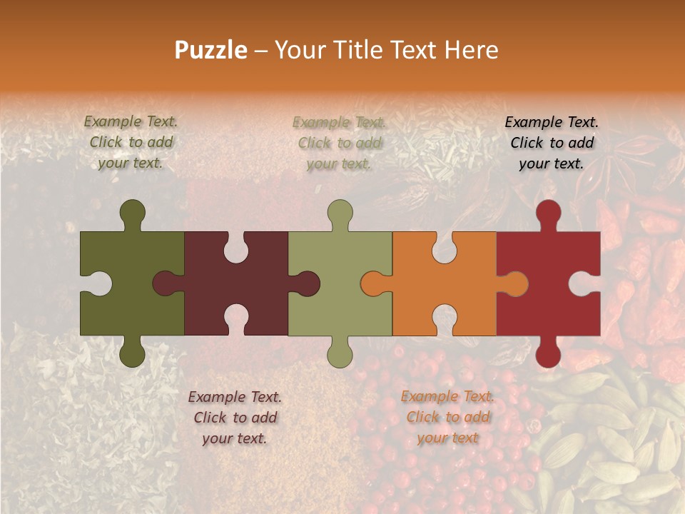 Hot Macro Aromatic PowerPoint Template