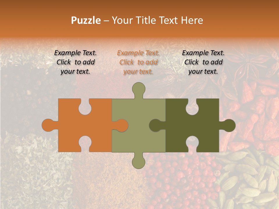 Hot Macro Aromatic PowerPoint Template