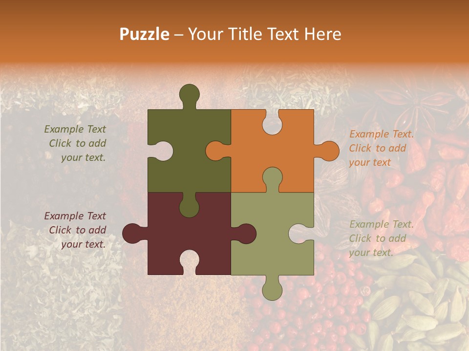 Hot Macro Aromatic PowerPoint Template