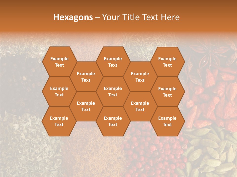 Hot Macro Aromatic PowerPoint Template